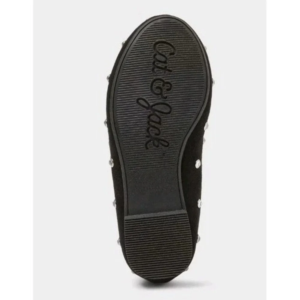 Toddler Girls Trina Ballet Flats by Cat & Jack Black Size 11 New With Tags
